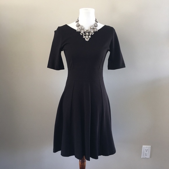 J. Crew Black Ponte Dress - Picture 3 of 8